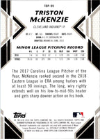 2019 Bowman Platinum Top Prospects Triston McKenzie #TOP-99