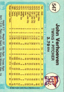 1982 Fleer John Verhoeven