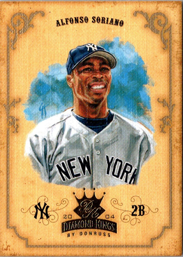 2004 Donruss Diamond Kings Alfonso Soriano #15