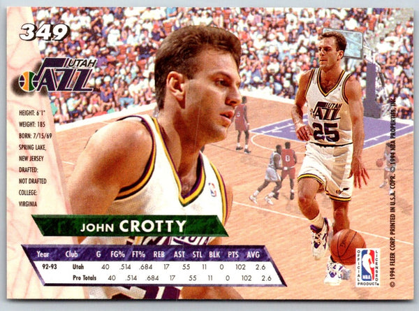 1993 Ultra John Crotty #349