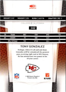 2007 Leaf Certified Materials Tony Gonzalez