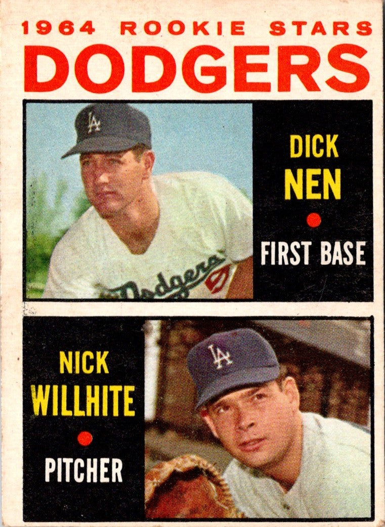 2013 Topps Dodgers 1964 Rookie Stars - Nen/ Willhite