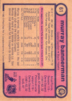 1982 O-Pee-Chee Murray Bannerman #61