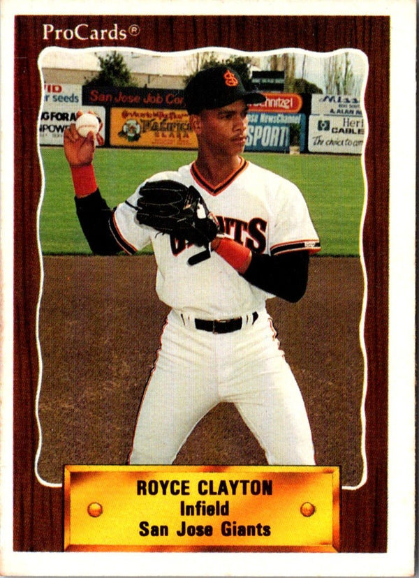 1990 ProCards Royce Clayton #2018