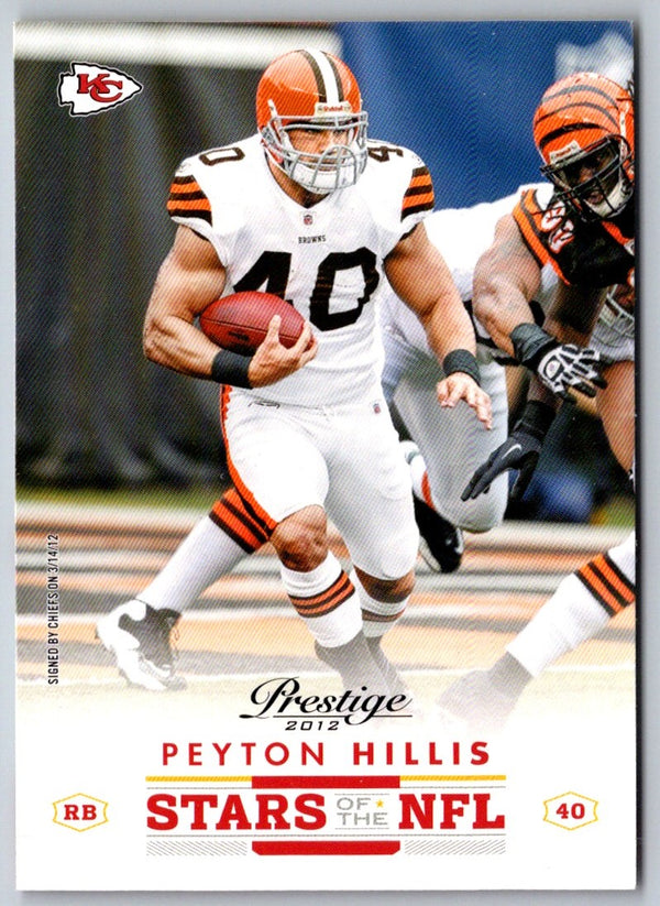 2012 Panini Prestige Stars of the NFL Peyton Hillis #8