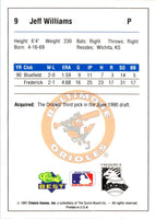 1991 Classic Best Frederick Keys Jeff Williams #9