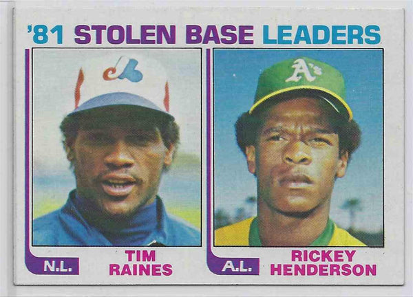 1982 Topps Tim Raines  #164