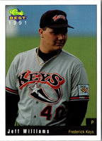 1991 Classic Best Frederick Keys Jeff Williams #9