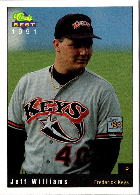 1991 Classic Best Frederick Keys Jeff Williams #9
