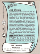 1989 Pacific Legends II Joe Cronin