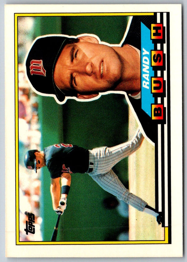 1989 Topps Big Randy Bush #282