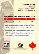 2007 In The Game O Canada Bryan Little