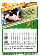 1993 Topps Gold Jerry Browne