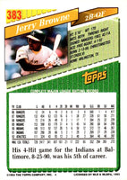 1993 Topps Gold Jerry Browne #383