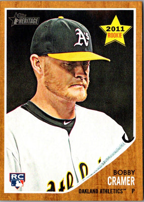 2011 Topps Heritage Bobby Cramer #291 Rookie
