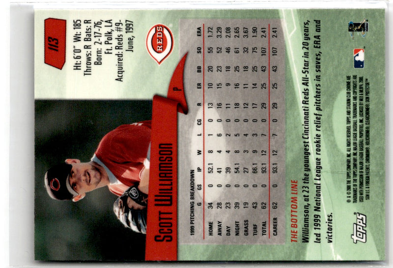 2000 Stadium Club Scott Williamson