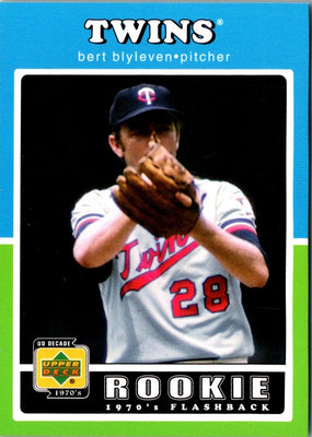 2001 Upper Deck Decade 1970's Bert Blyleven #105