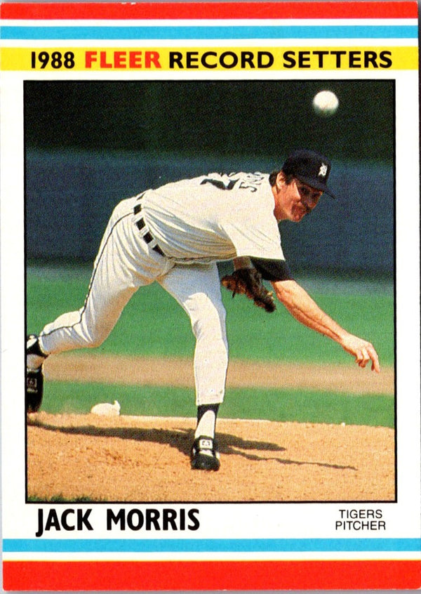 1988 Fleer Award Winners Jack Morris #26