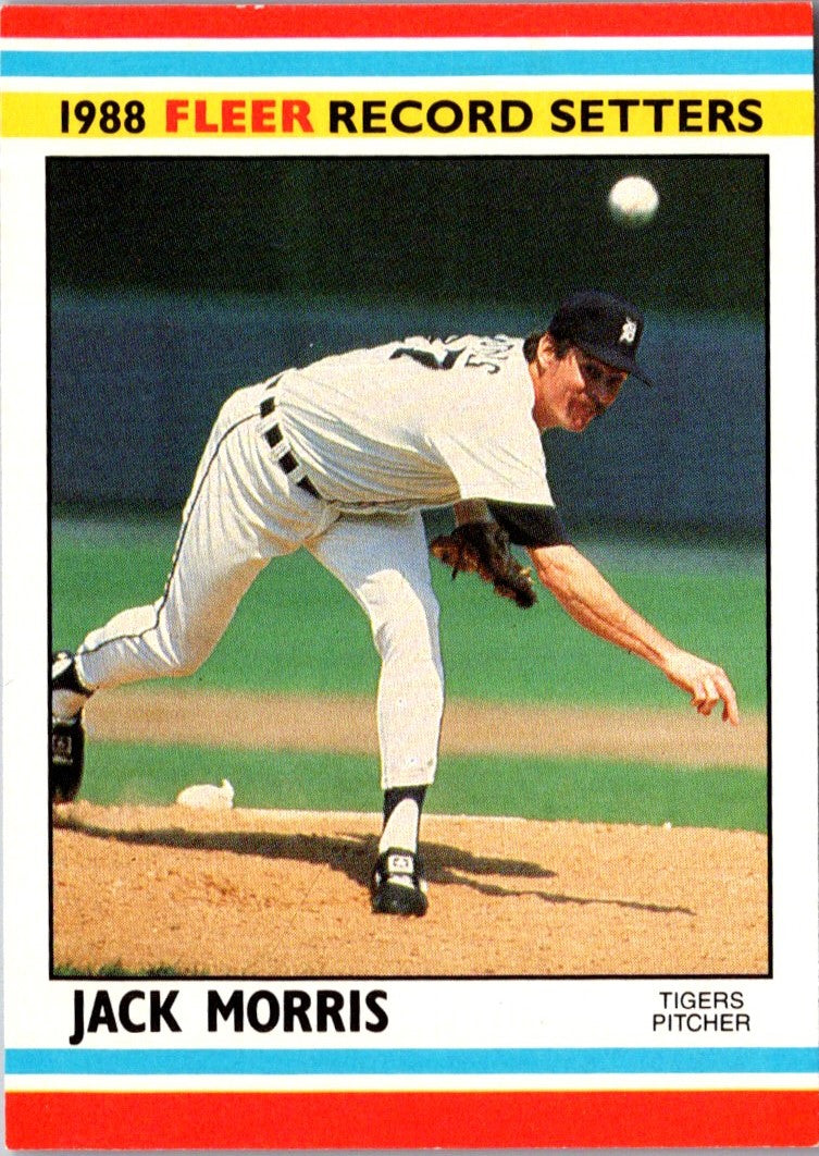 1988 Fleer Award Winners Jack Morris