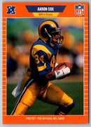 1989 NFL Proset Aaron Cox