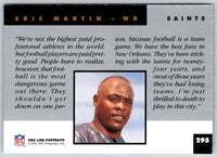 1991 Pro Line Portraits Eric Martin #295