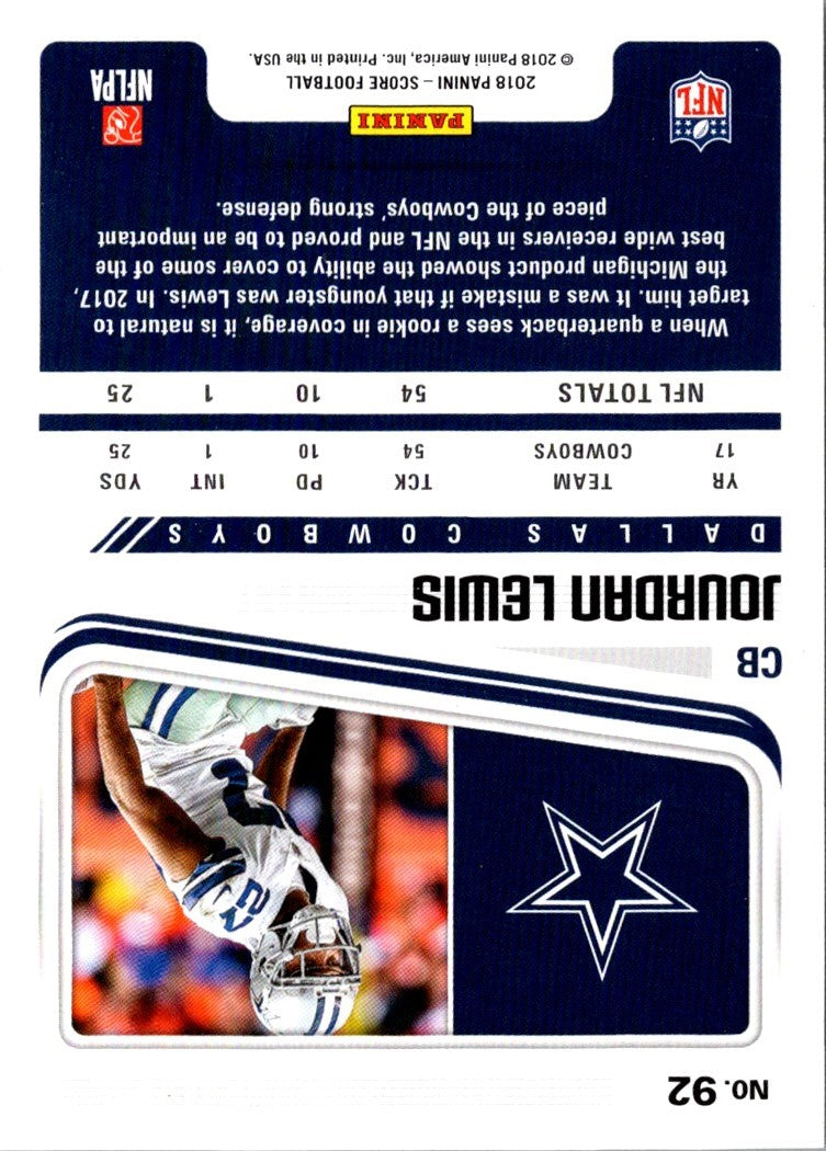 2018 Score Jourdan Lewis