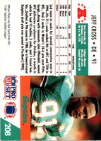 1991 Pro Set Jeff Cross #208