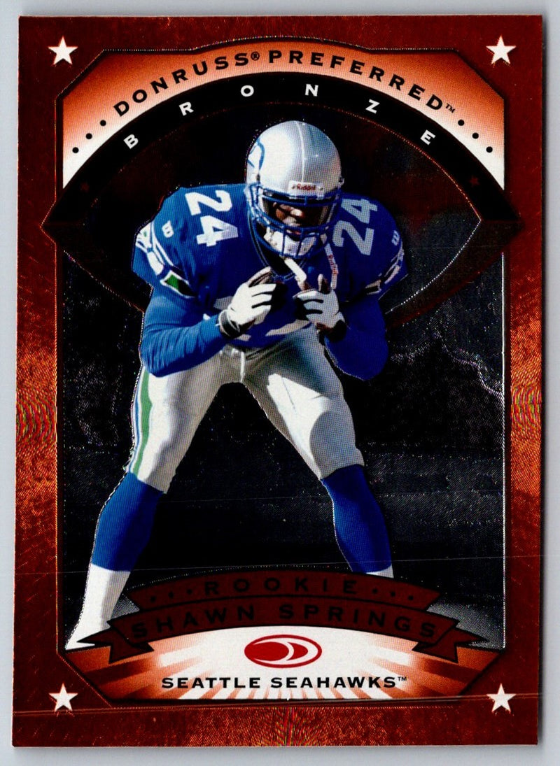 1997 Donruss Preferred Cut To The Chase Shawn Springs