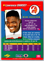 1994 Score Lawrence Dawsey #23