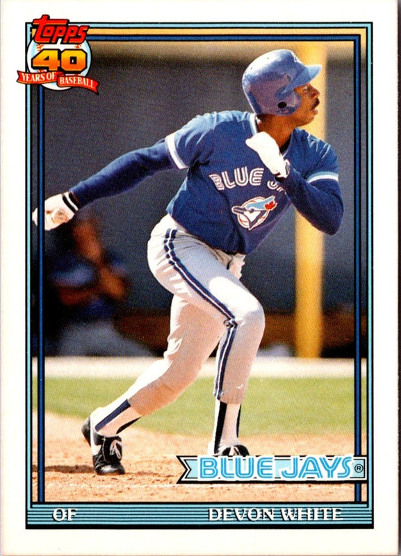 1991 Topps Traded Devon White #125T