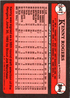 1989 Topps Kenny Rogers #104T