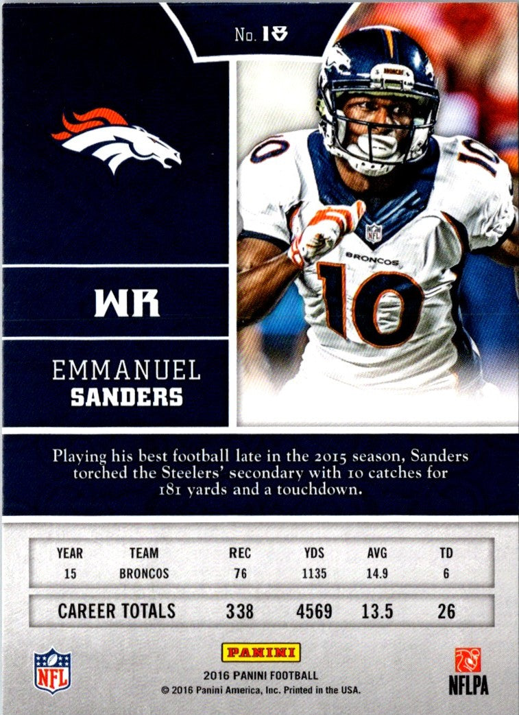 2016 Panini Emmanuel Sanders