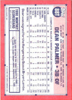 1991 Topps Traded Dean Palmer #88T