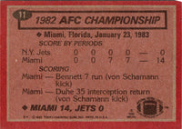 1983 Topps Afc Championship #11 NM-MT