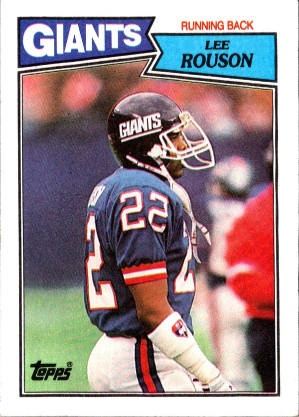 1987 Topps Lee Rouson #13 Rookie