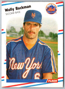 1988 Fleer Wally Backman