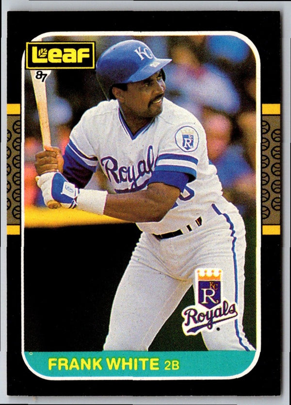 1987 Leaf Frank White #188