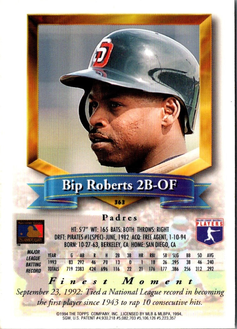 1994 Finest Bip Roberts