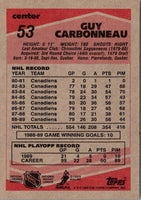 1989 Topps Guy Carbonneau #53