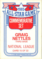 1986 Topps Glossy All-Stars Graig Nettles #15