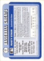 1990 Swell Baseball Greats Rusty Staub #91