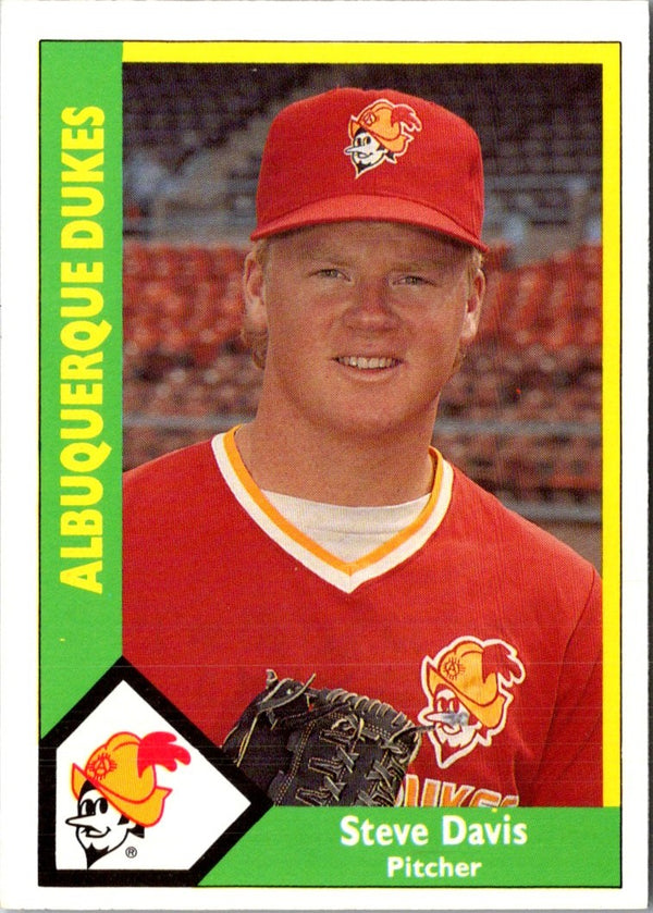 1990 CMC Albuquerque Dukes Steve Davis #4