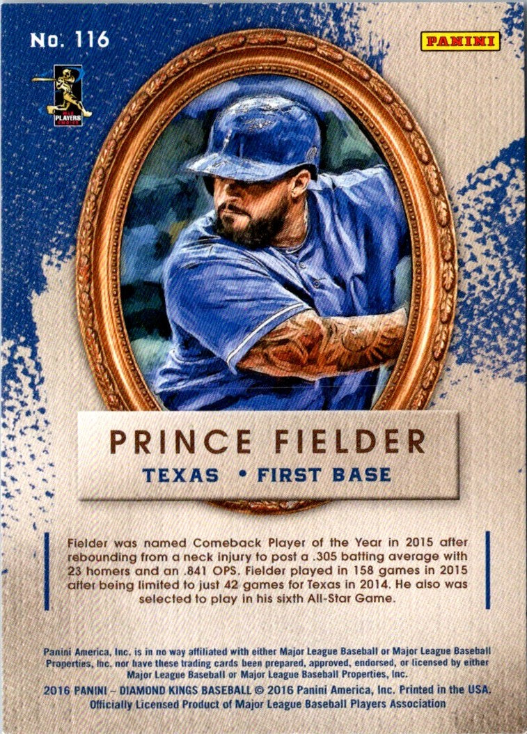 2016 Panini Diamond Kings Prince Fielder