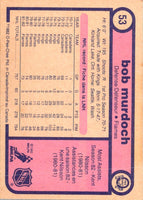 1982 O-Pee-Chee Bob Murdoch #53