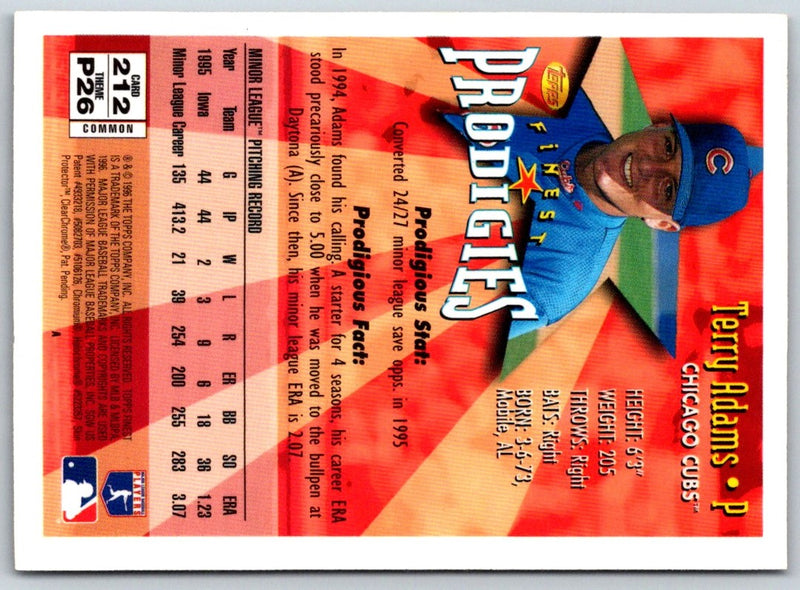 1997 Topps Terry Adams