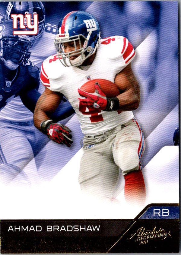 2011 Panini Absolute Memorabilia Ahmad Bradshaw #63