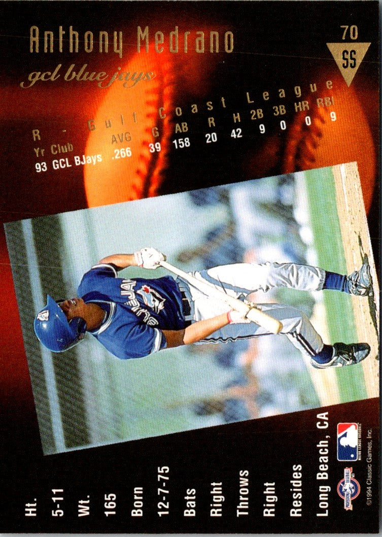 1994 Classic Best Gold Anthony Medrano