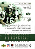2002 Upper Deck Vinny Testaverde #40