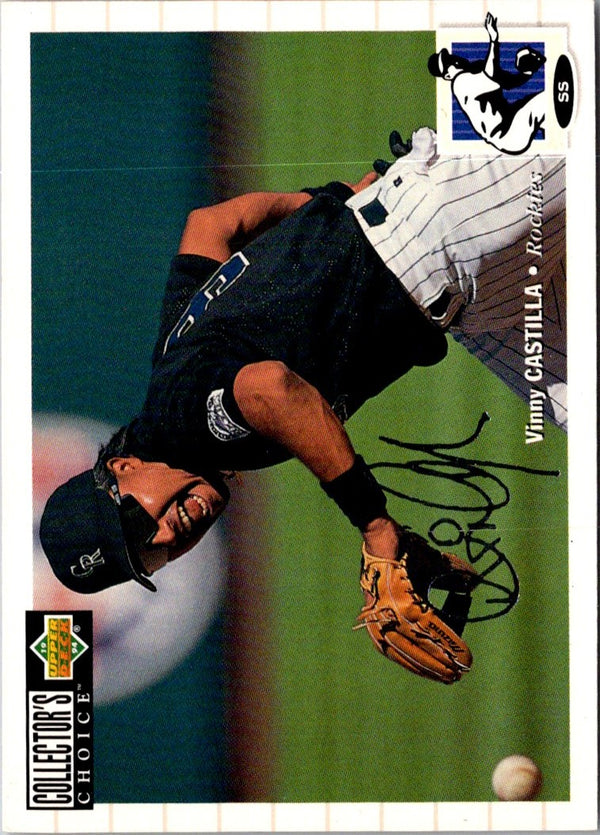 1994 Collector's Choice Vinny Castilla #74 Silver Signature