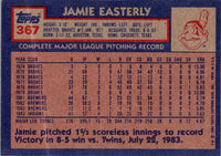 1984 Topps Jamie Easterly #367